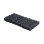 Tampon abrasif noir 12x25cm épaisseur 2cm - Lot de 20