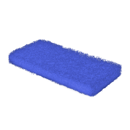 Tampon abrasif bleu 12x25cm épaisseur 2cm - Lot de 20