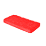 Tampon abrasif rouge 12x25cm épaisseur 2cm - Lot de 20