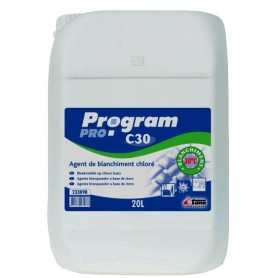 Program Pro C30, Agent de blanchiment chloré - Bidon de 20L