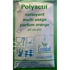 Polyactif, Nettoyant multi-usage écolabel parfum agrumes - Colis de 250 doses de 20ml