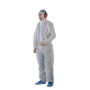 Combinaison PLP blanche à cagoule 40 g - colis 50 | Halvea