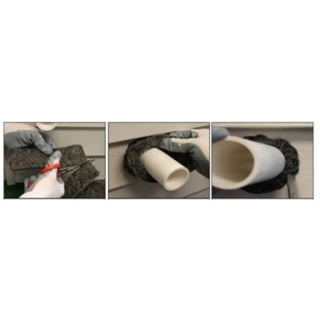 Lot de 2 souris en laine d'acier avec gants de travail, kit de remplissage  pour empêcher les rats, les insectes et les parasites (3 m/rouleau) :  : Cuisine et Maison