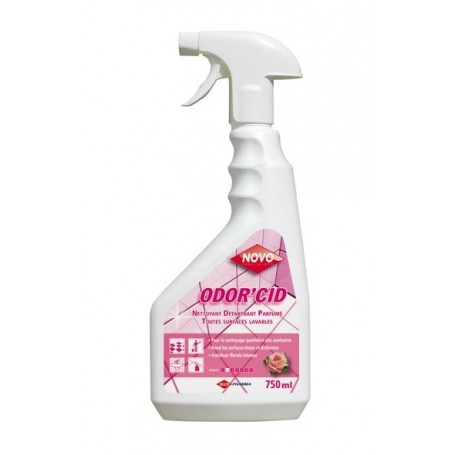 Nettoyant sanitaires détartrant journalier floral Odor'cid - Flacon 750ml