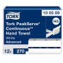 Essuie-mains compressés Tork PeakServe H5 blancs - 12 x 270 | Halvea
