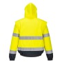 Blouson tropics Haute visibilité Jaune et Bleu Marine | Halvea