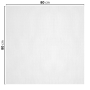 Nappes pliage M 80x80cm  blanche en pure ouate cellulose - Colis de 200