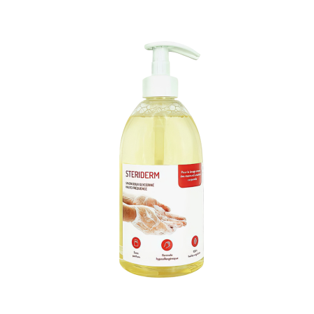 Savon doux glycériné haute fréquence mains et corps - Flacon 500ml