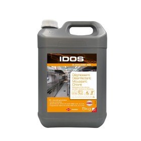 Dégraissant désinfectant chloré moussant IDOS D'CHLORE - Bidon de 5L