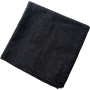 Lavette microfibre 38x38cm 320 gr noire - Sachet de 5