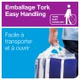 Essuie-mains interfoliés doux compressés blancs Tork Xpress H2 32x21.2