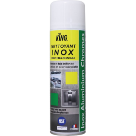 Nettoyant inox, contact alimentaire - Aérosol de 500ml