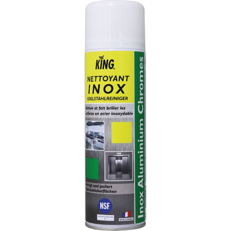 Nettoyant inox, contact alimentaire - Aérosol de 500ml