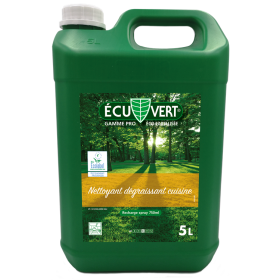Nettoyant dégraissant écologique Ecuvert - Bidon de 5L