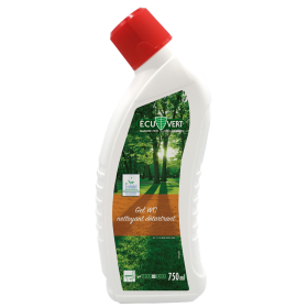 Gel wc détartrant écologique Ecuvert - Flacon de 750ml