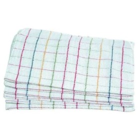 Serpillère bouclette absorbante blanche 50 par 60 cm