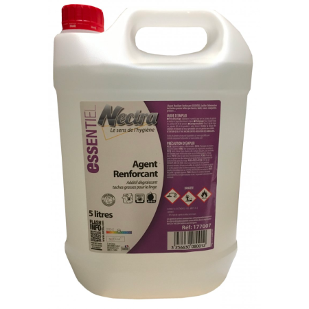 Additif linge anti-gras cuisine ou mécanique - Bidon de 5L
