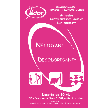 2D - Détergent Parfum Floral - 250 doses de 20ml