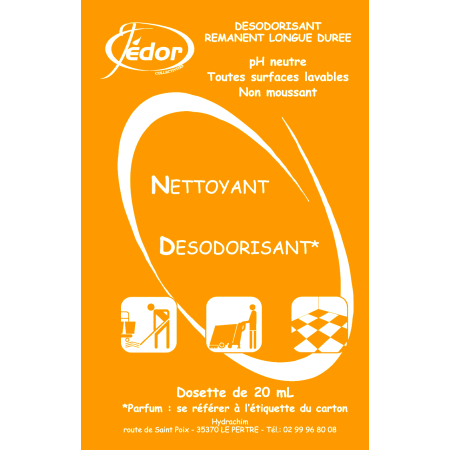 2D - Détergent Parfum Pamplemousse - 250 doses de 20ml