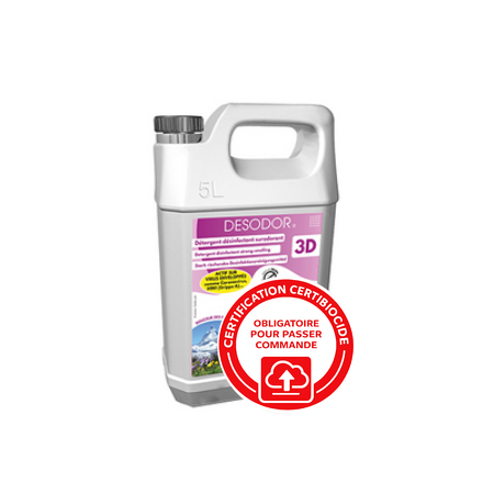 3D Détergent désinfectant surodorant Douceur des Alpes - Bidon de 5L