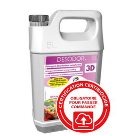 3D Détergent désinfectant surodorant Tutti frutti - Bidon de 5L