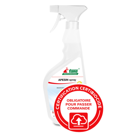Désinfectant de contact Apesin Spray - Flacon de 750ml