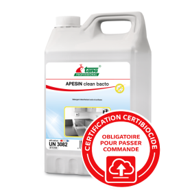 Détergent désinfectant virucide Apesin Clean Bacto - Bidon de 5 Litres