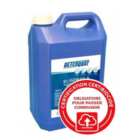 Désinfectant des surfaces sans rinçage Elispray A- Bidon 5 L