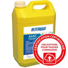Dégraissant Désinfectant Chloré moussant, DETERQUAT AMC - Bidon de 5L