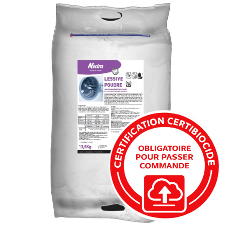 Lessive linge Désinfectante spéciale Santé - Sac de 13,5Kg