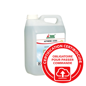 Détartrant désinfectant Apesin Food / Actisène AC600 - Bidon de 5 Litres