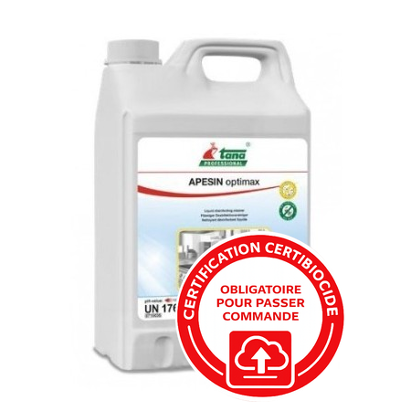 Dégraissant désinfectant Actisène Optimax / C330 - Bidon de 5L