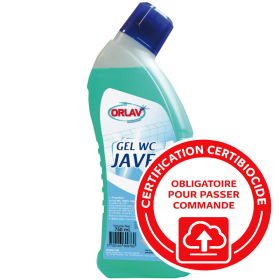 Gel wc javelisé - Flacon de 750ml