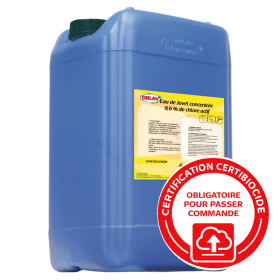 Javel concentrée 9,6% - Jerrican de 20L