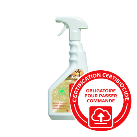 Nettoyant désinfectant sanitaires Idos EBT100 - Flacon 500ml
