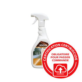 Dégraissant désinfectant chloré IDOS DDC PAE - Flacon de 750 ml