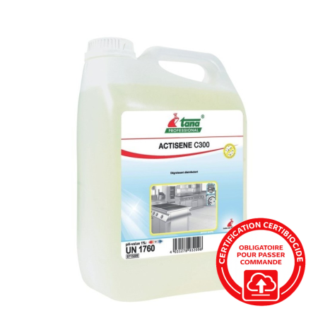 Dégraissant désinfectant ACTISENE C300 - Bidon de 5 Litres