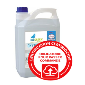 Désinfectant de surface - sans rinçage - anti-odeurs - Déterquat Oxy'Health - Bidon de 5L