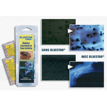 Révélateur de présence de punaises des lits BLUESTAR PRO - Boite de 16 doses