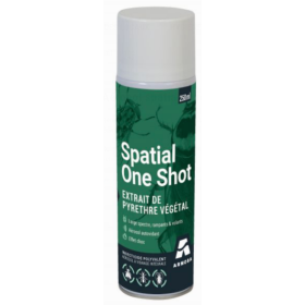 Aérosol spatial "one shot" PYRETHRE 250ml - Unité