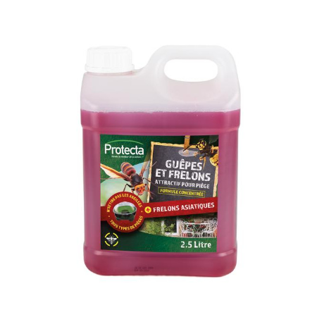 Appât liquide pour piège à guêpes Guep'Clac et autres - Bidon de 2,5L