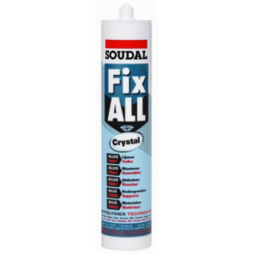 Colle pour piques anti pigeons FIX-ALL CRYSTAL - Tube de 290ml