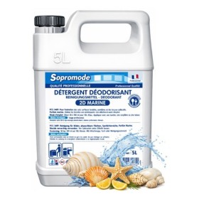 Détergent désodorisant contact alimentaire Parfum Marine - Bidon de 5L