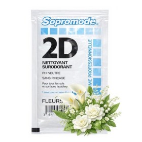 Détergent désodorisant contact alimentaire Parfum Fleurs Blanches - 250 Dosettes 20ml