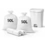 Sac poubelle 50L blanc HD - Colis de 500