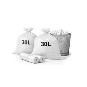 Sac poubelle 30L blanc HD - Colis de 500