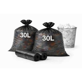 Sac poubelle 30L noir HD - Colis de 500