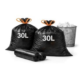 Sac Poubelle 30 Litres Standard à lien coulissant - Colis de 100