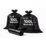 Sac poubelle 100 L renforcé noir - Colis 200 | Halvea