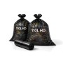 Sac poubelle 110 L noir HD - Colis 500 | Halvea